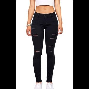 Black Ripped Skinny Jeans
